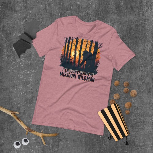 I Encountered The Missouri Wildman Folklore Bigfoot Unisex t-shirt - Picture 2 of 4