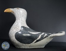 Jennie Hale Raku Pottery Seagull Sculpture 20/21st Century