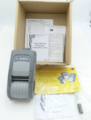 Zebra QL220 Plus Q2D-LUGA0000-00 Portable Barcode Label Wireless Printer NEW