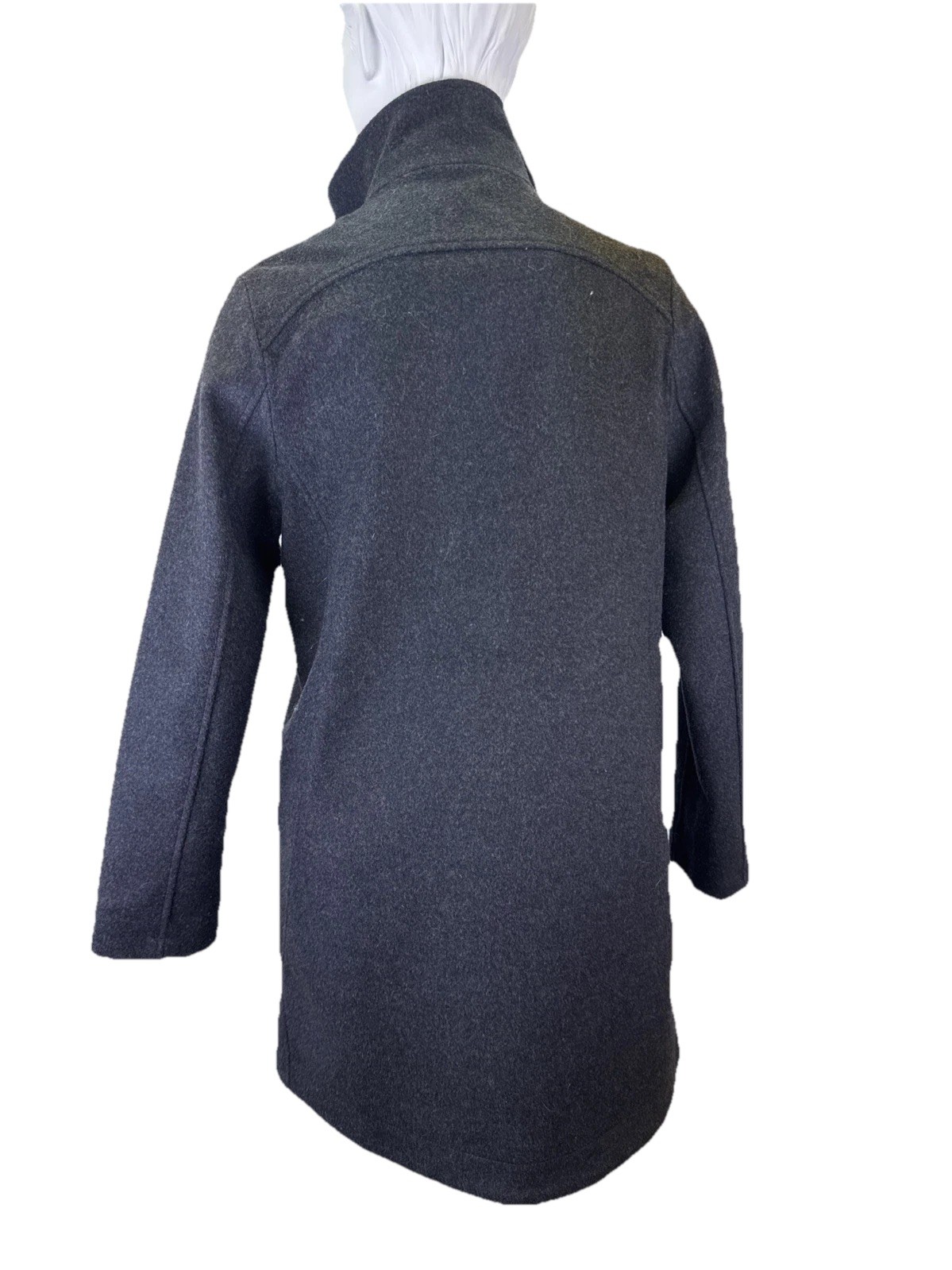 Pendleton Coat Gray Wool Blend Sz S Women’s Stand… - image 3