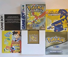 Pristine CIB Game Boy Color Pok mon Gold Version