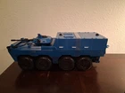 Power Team Elite 1/18 Blue Police APC Cobra Armored Tank Troop Carrier RARE AMB