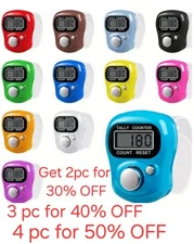 Digital Hand Counter Click Press Number Screen Tally Tasbeeh Tasbih Finger Band
