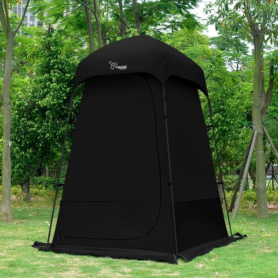 Tienda Ducha Exterior Vestuario Privacidad Refugio Camping Impermeable Fácil Uso Foto 4 de 4
