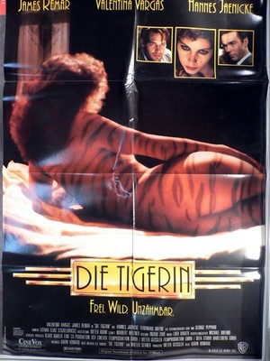 Die Tigerin - Valentina Vargas - George Peppard - Filmposter A1 84x60cm gefaltet