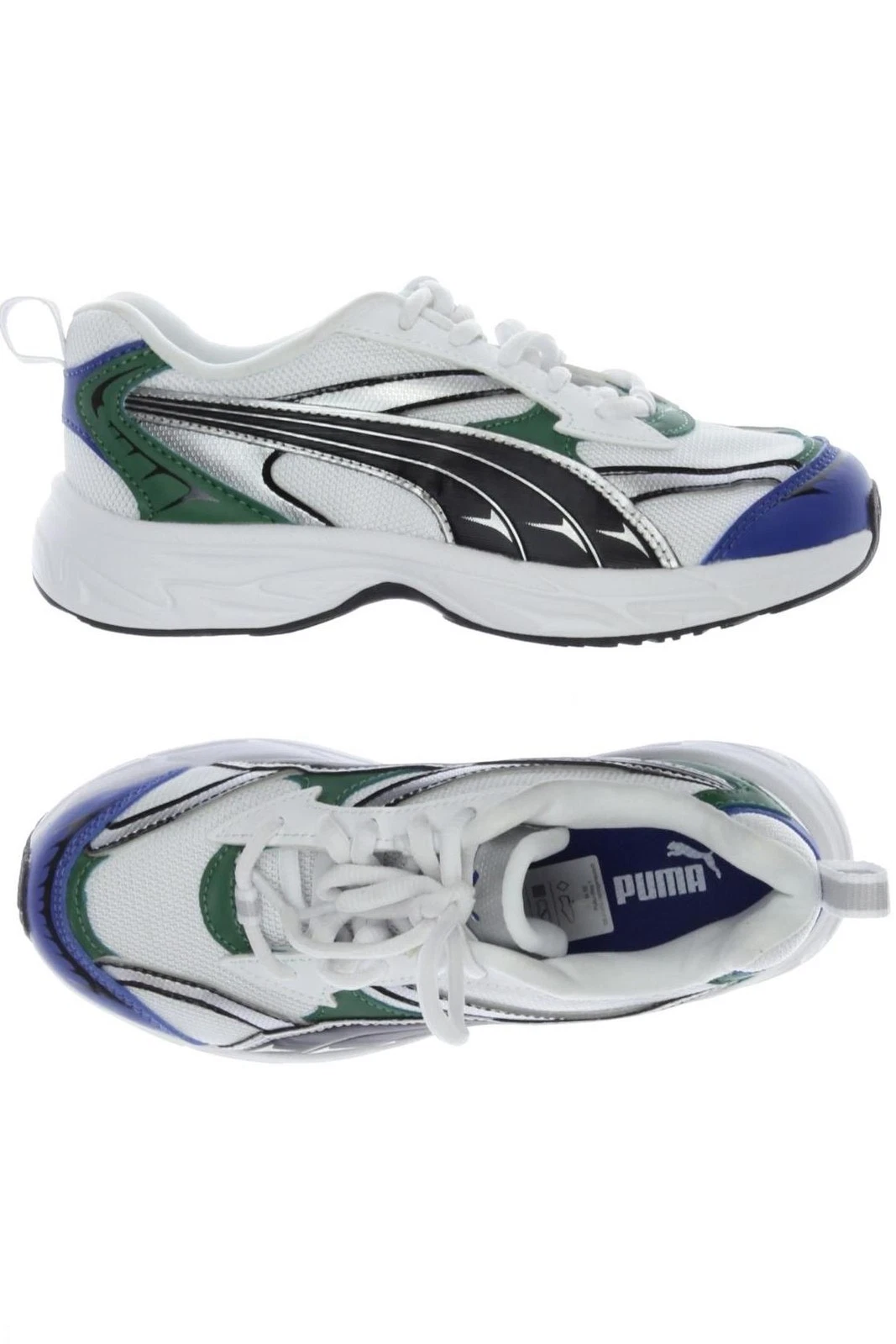 Scarpe da bambino Puma ragazzo sneaker sandalo scarpa bassa taglia EU 34 bianche #ita1aap