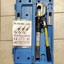 Reliable Equipment REL-510 Hydraulic Crimper Tool with Case, Black
