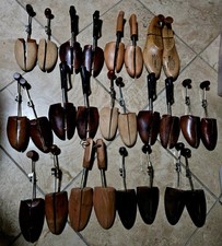Lot of 13 Vintage Shoe Trees - Shoe Stretchers - Men's Shoe Maintenance