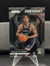 Noah Clowney #8 Emergent 2023-24 Panini Prizm Brooklyn Nets