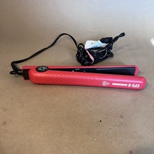 Evalectric Christmas Red Classic Styler 1 Inch Hair Straightner Dual Volt 250