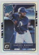 2017 Panini Donruss Optic Rated Rookies Holo Prizm Manny Margot Manuel #45 7at