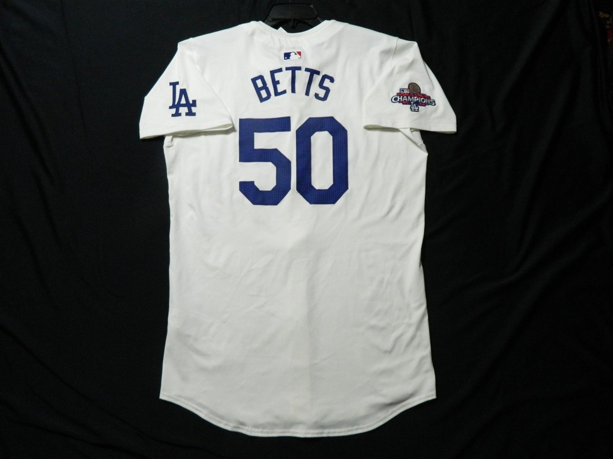 Authentic Mookie Betts LA Dodgers 2024 World Series Champions