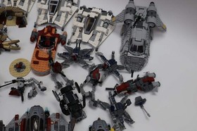 LEGO&reg; Star Wars&trade; Huge Lot Of Incomplete Built Sets 75281 7261 75135 75338 75379