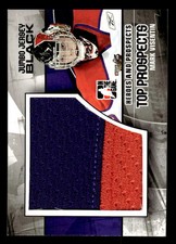 2010 IN THE GAME QUINTON HOWDEN JM-18 RC GAME USED JERSEY BLACK MOOSE JAW