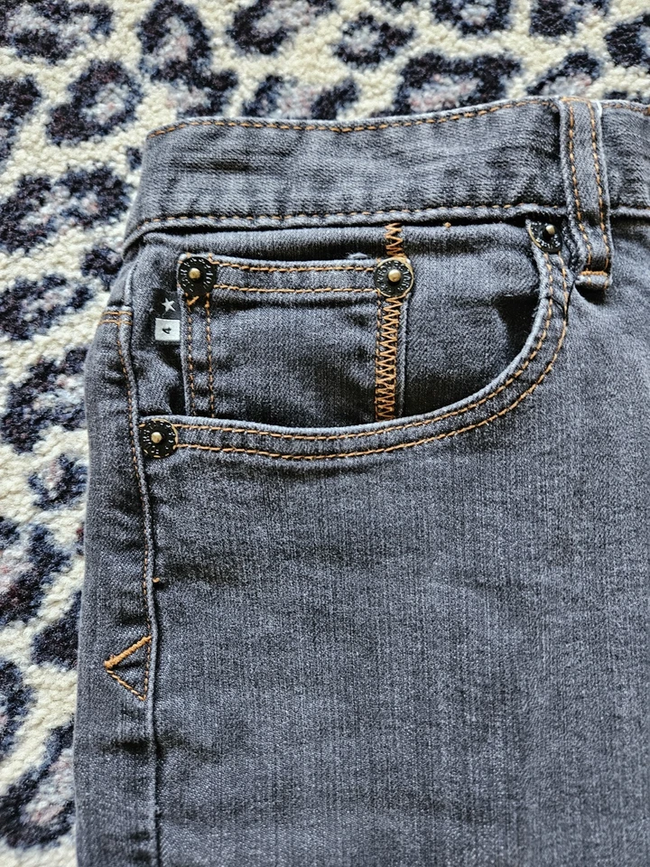 FOURSTAR JEANS - MALTO negro 34 x 32 - SKATEBOARD niña trueno spitfire años 2000 Foto 4 de 4