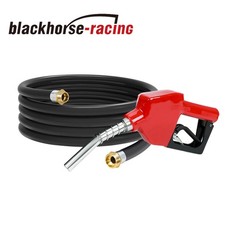 1'' x 20' Fuel Transfer Hose Oil Pump Tank Tube  3/4" Auto Fuel Nozzle