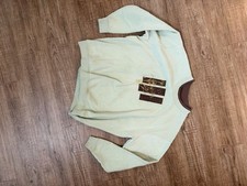 Beige Brown Graphic Embroidered Pullover Sweatshirt Women's