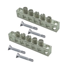 UL Certified Ground Bar Kit, Max Wire Dia 4 AWG Aluminum Ground Bus Bar with ...