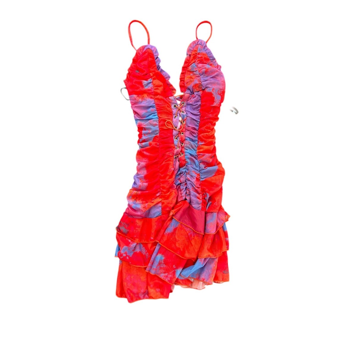 timeless romance ruched asymmetric satin mini dress in red NYOMI MINI DRESS main image 0