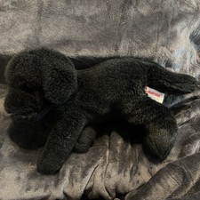 Aurora Black Lab Puppy Plush Labrador Retriever Dog Plush Toy 14"
