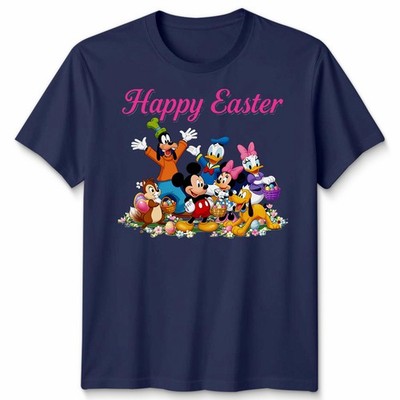 Mickey Mouse And Friends süße Hasen Ostern Unisex Tshirt