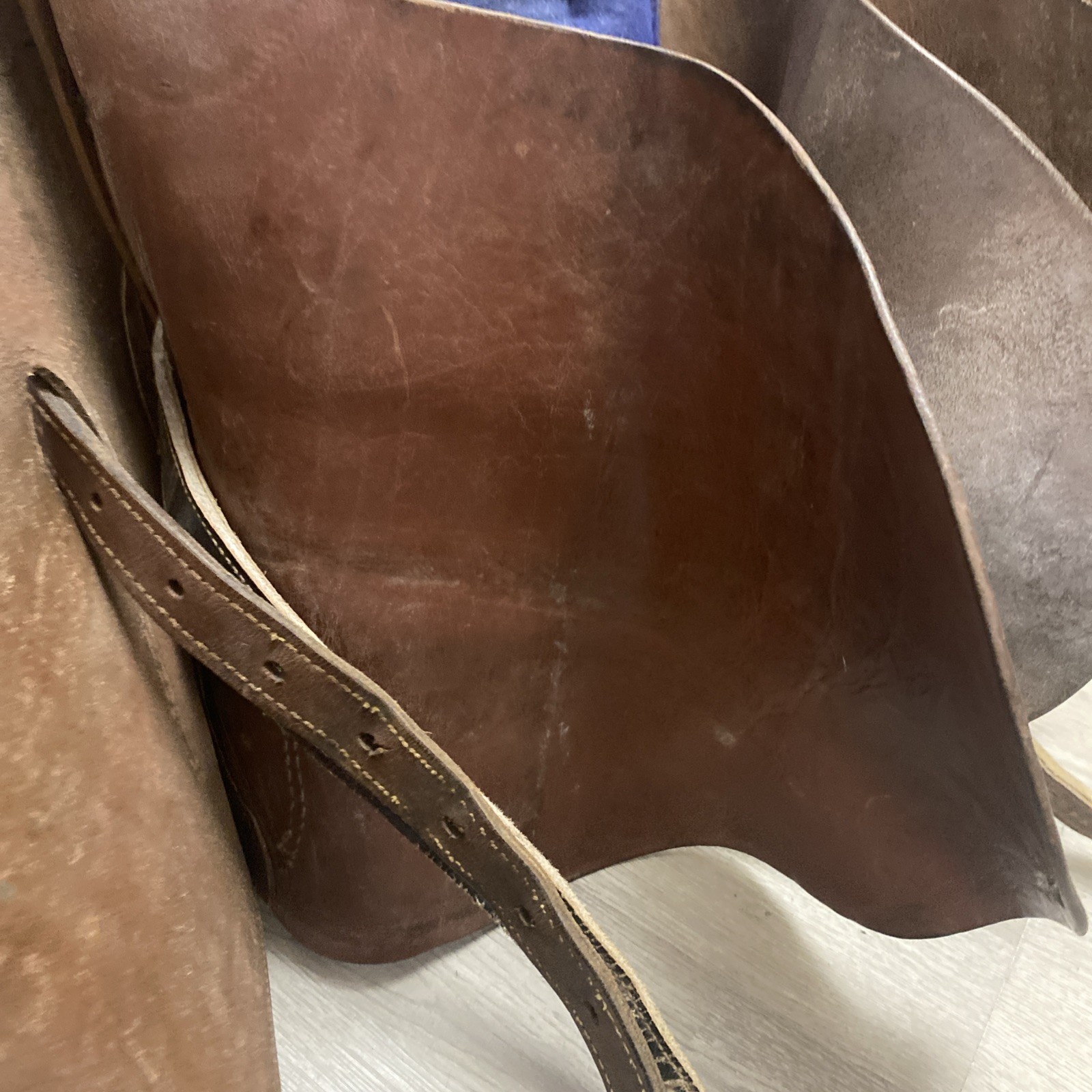 Australian Stock Horse Saddle Genuine Leather