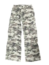 So Good For Life High Rise Cargo Wide Leg Camo Pants Women’s Size XS
