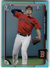 Tate Matheny 2015 Bowman Draft Chrome Sky Blue 89 NM