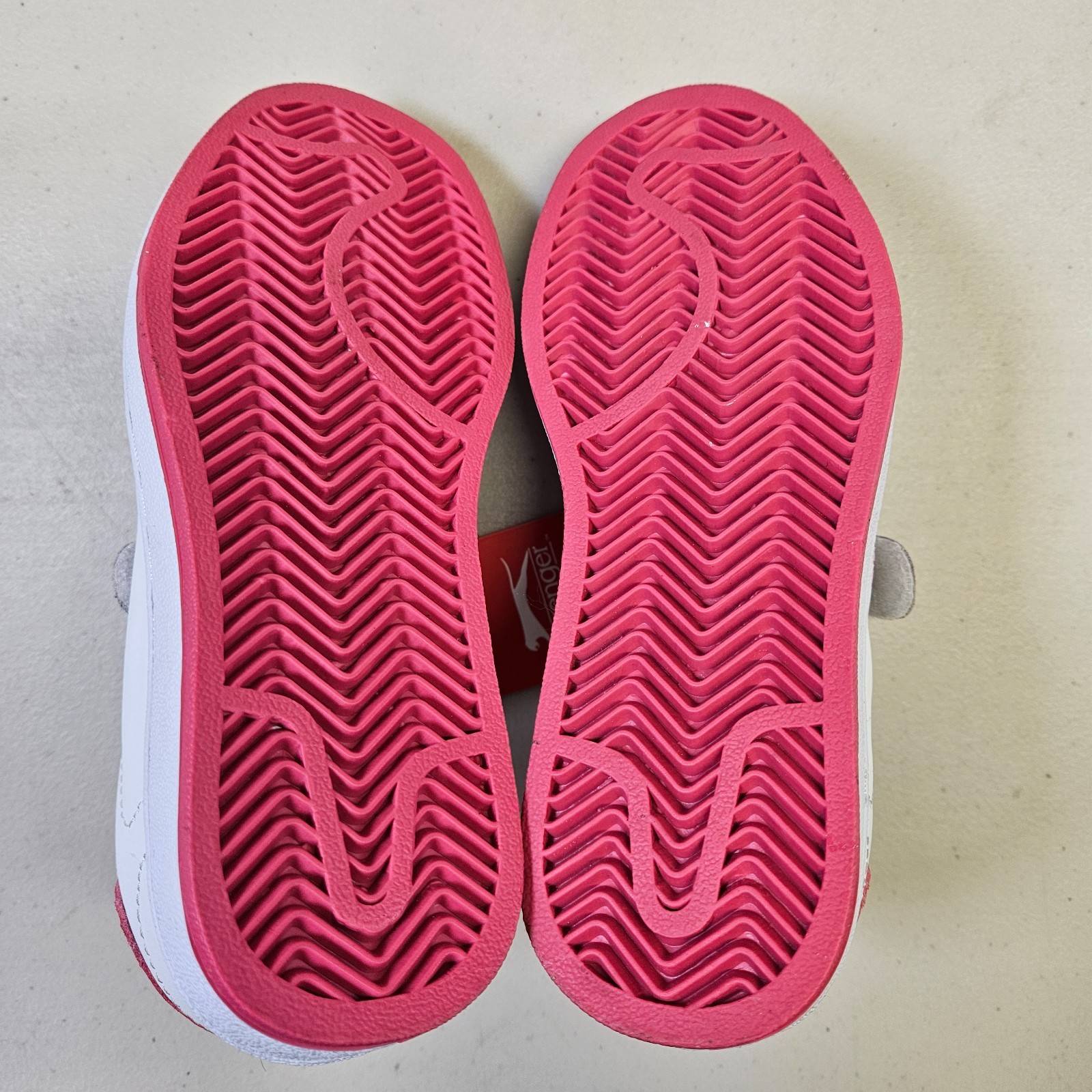 Slazenger Kids Trainers UK 13 White Pink Leather image 4