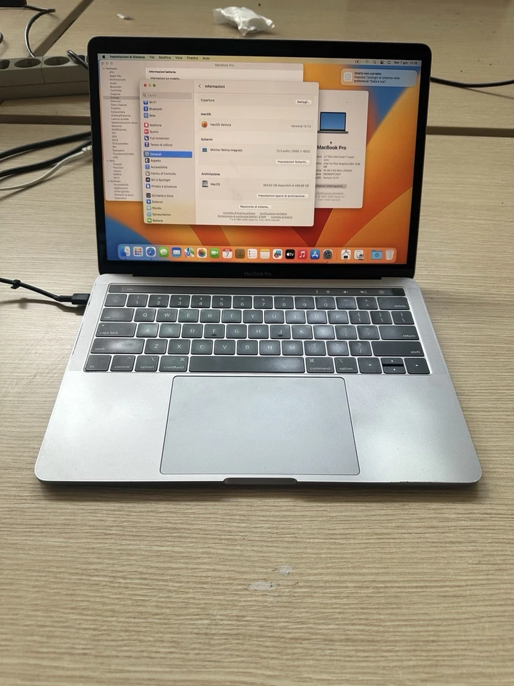 Apple MacBook Pro 13" 2018 · i7 · 16GB · 500GB, foto 2 di 5