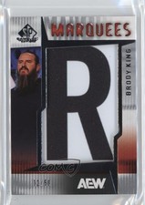 2025 SP Game Used AEW Marquees Letter Patch 2/50 Brody King #MQ-BK