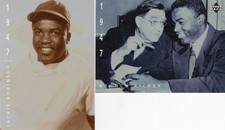 Jackie Robinson Lot of 2 1994 UD Little Debbie/ Ken Burns with Branch Rickey