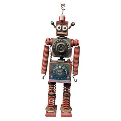 Kent Greenbaum Rusty Nut Robot A154 TUNER Zany Found Object