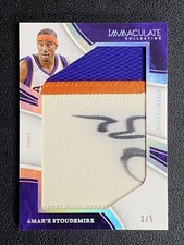 2024-25 Panini Immaculate Amar'e Stoudemire Insignias Patch Auto /5 SSP