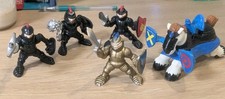 1995 Fisher Price Imaginext Great Adventures Medieval Knights Horse Lot Of 5