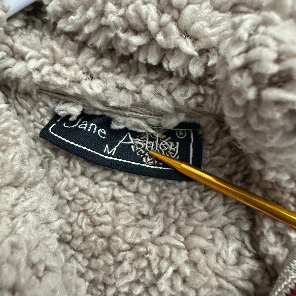 Chaleco polar Jane Ashley para mujer suroeste talla M azteca occidental capas exteriores Foto 3 de 4