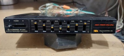 Vintage Old School Pioneer BP-650 7 Band Graphic Equalizer Amplifier Booster