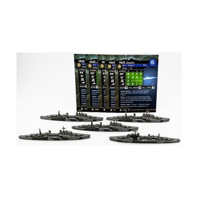 WotC Axis & Allies Task Force HMS Jamaica (U) x5 NM