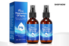 Magnesium Spray 2PACK, Pure Magnesium Oil, Body Care, 2.02 fl.oz