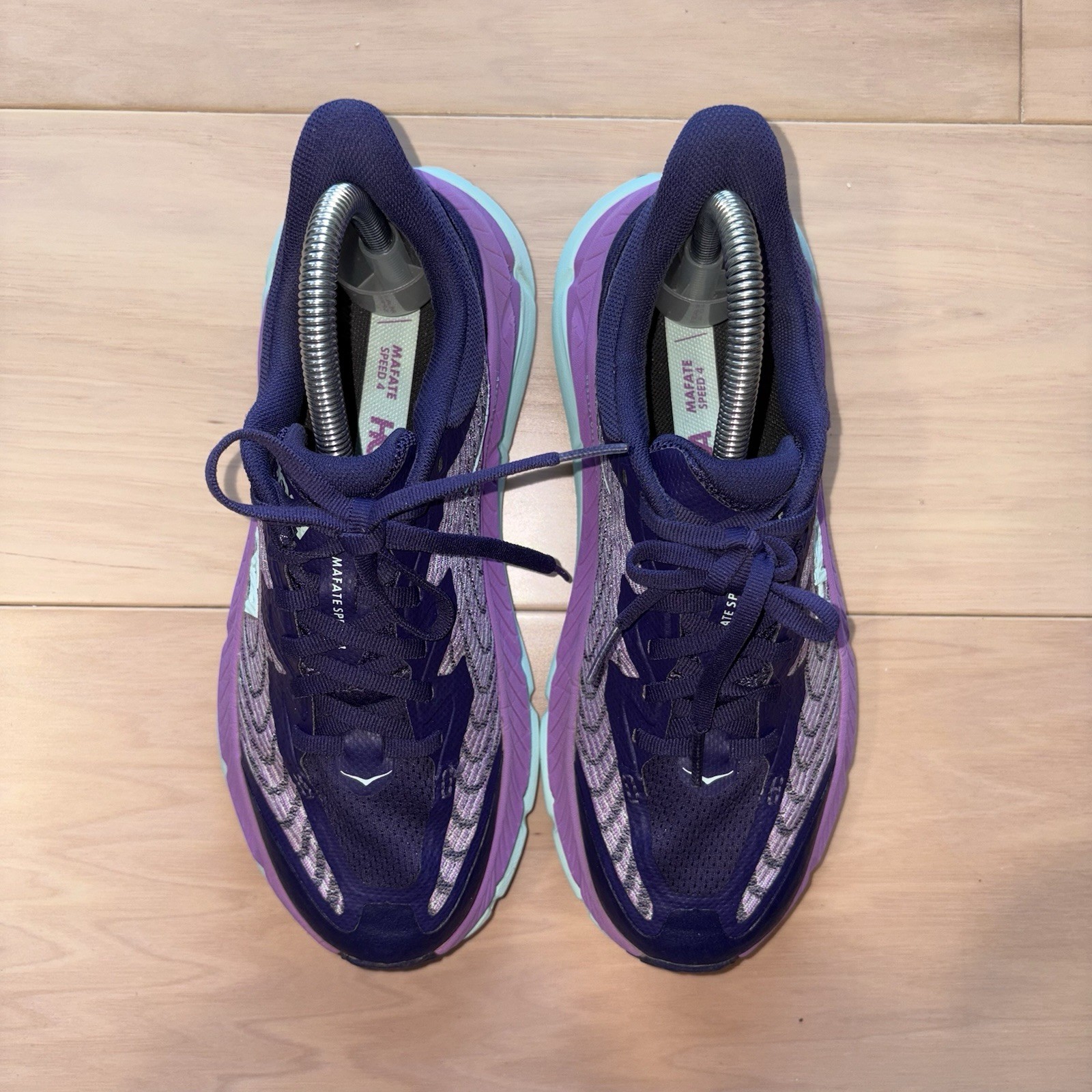 Hoka Mafate Speed 4 Womens Size 6.5 Purple Night Sky Trail Running Shoes thumbnail 4