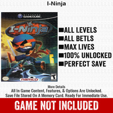 I-Ninja 100 Nintendo GameCube Memory Card Save CHEATS