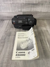 Canon Es6000 Handy Cam Camcorder Video W Battery And Manual