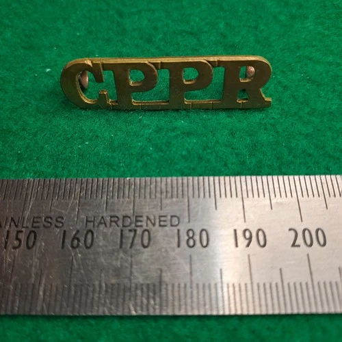 WW1 South African Cape Peninsula Police Reserve Shoulder Title Badge Africa