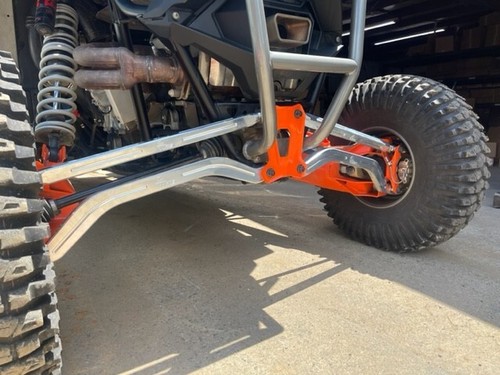 Varillas de radio de billet ajustables L&W Fab 2 Heim para Polaris RZR Turbo R y Pro R - Imagen 3 de 4