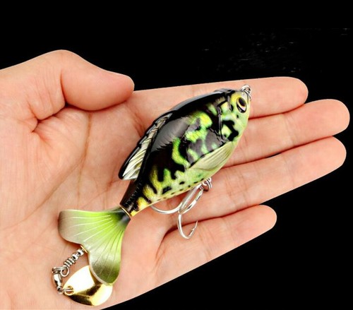 5PCS Fishing Lures Trolling Swimbait Minnow Multi-section Hard Bait 16.9g Pike - Picture 4 of 11