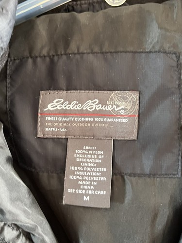 Abrigo aislante Eddie Bauer 3 en 1 para mujer mediano negro dos capas forrado en invierno - Imagen 4 de 9