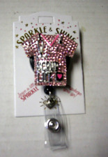 Scrub Life ID Holder By Outside The Box, Retractable, Swivel, Plastic, New