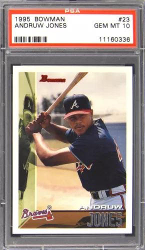 1995 Bowman Andruw Jones PSA: Gem Mint 10 #23
