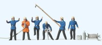 Preiser 14203 FeuerwehrmäNner 1:87 Spur H0 Neu Ovp Figuren