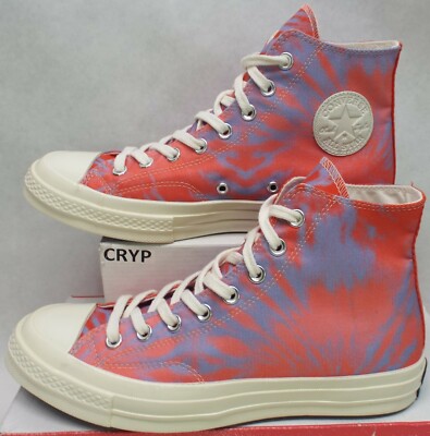 New Mens Converse CTAS 70 Hi Pale Coral Twilight Pulse Shoes
